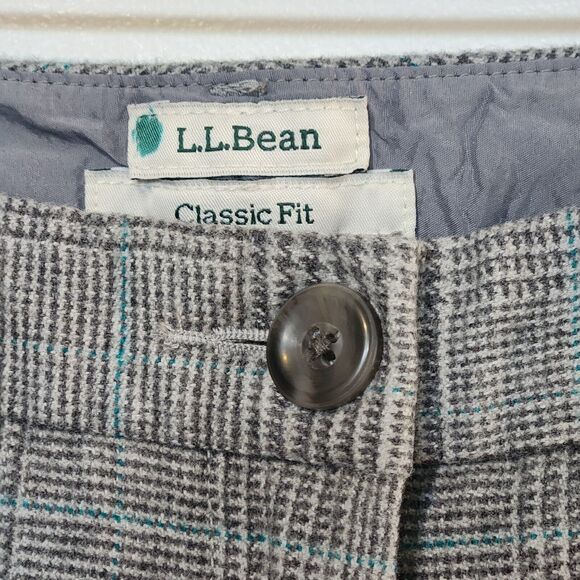 LL BEAN Pants Women's 10 Petite Straight Classic Fit Chino Work Office Wear - Picture 11 of 15